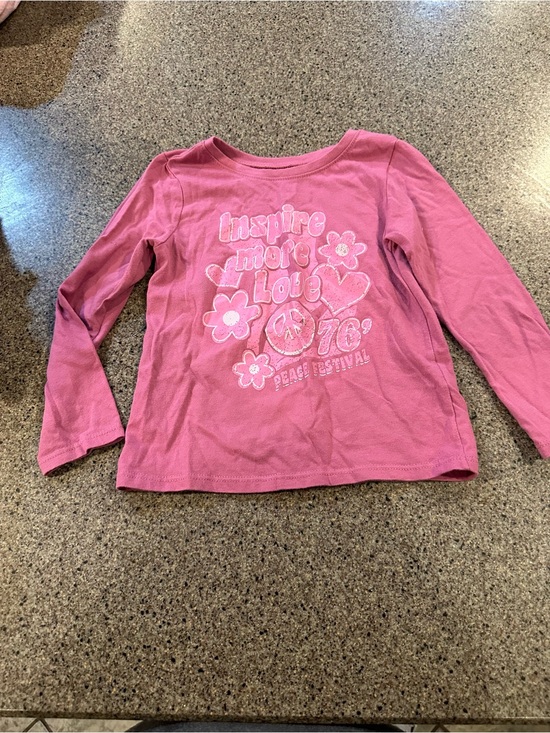 Garanimals Other - Girls' Pink Long-Sleeve Graphic Tee - Inspire More Love